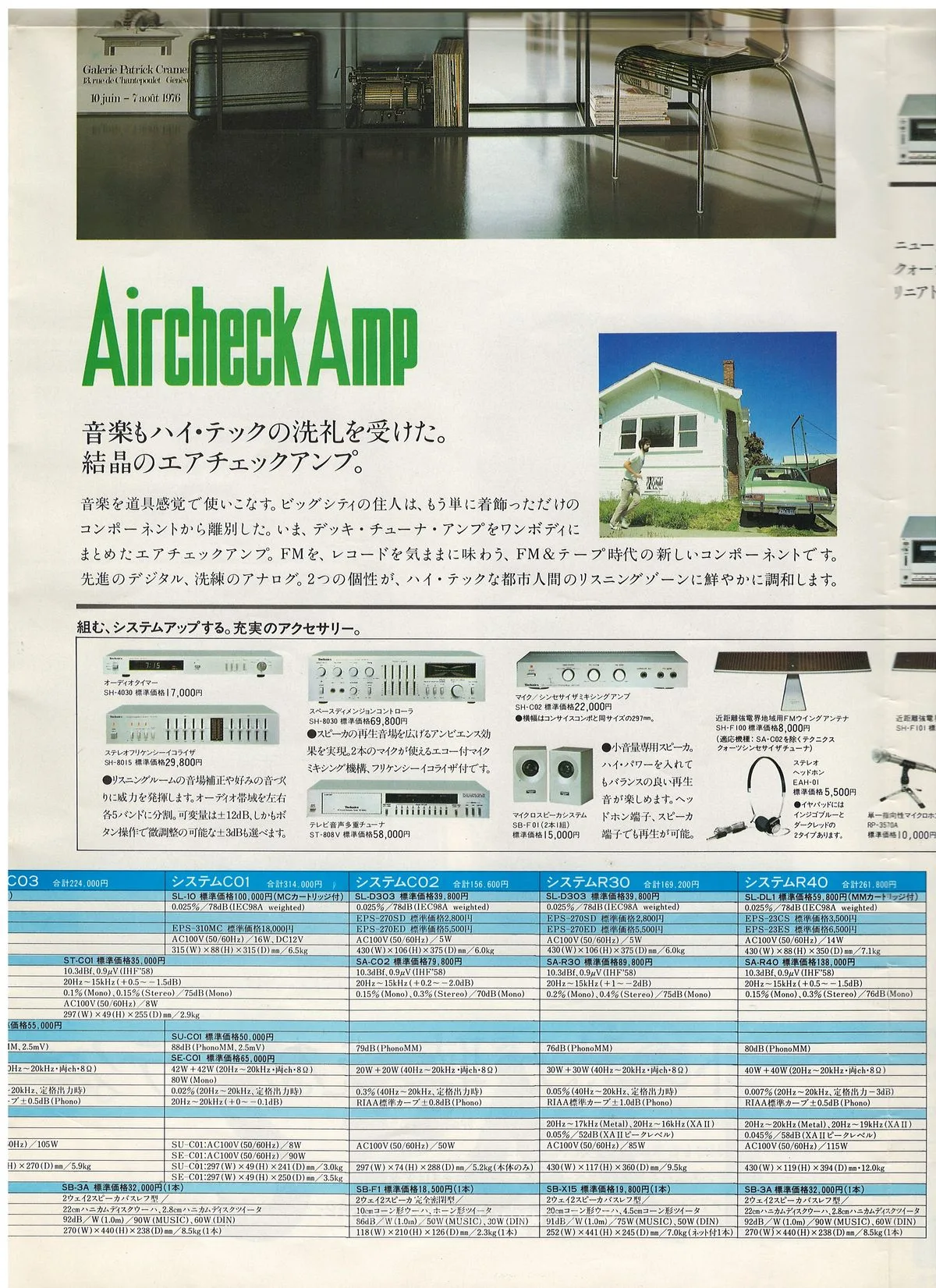 Technics Stereo Catalog August 1981 - доп. 9
