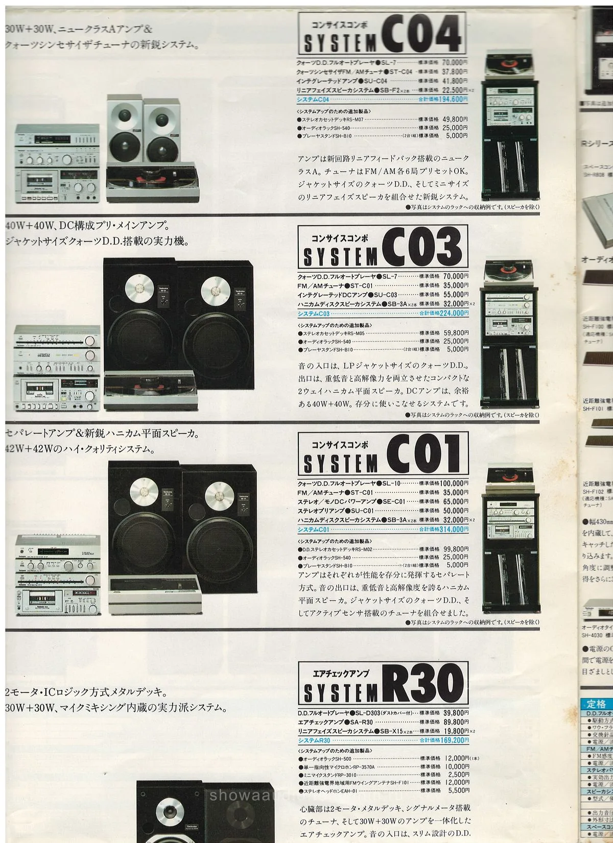 Technics Stereo Catalog August 1981 - доп. 12