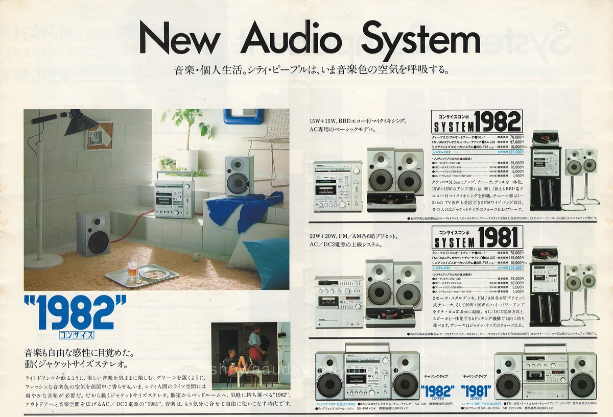 Technics Stereo Catalog August 1981 - доп. 22