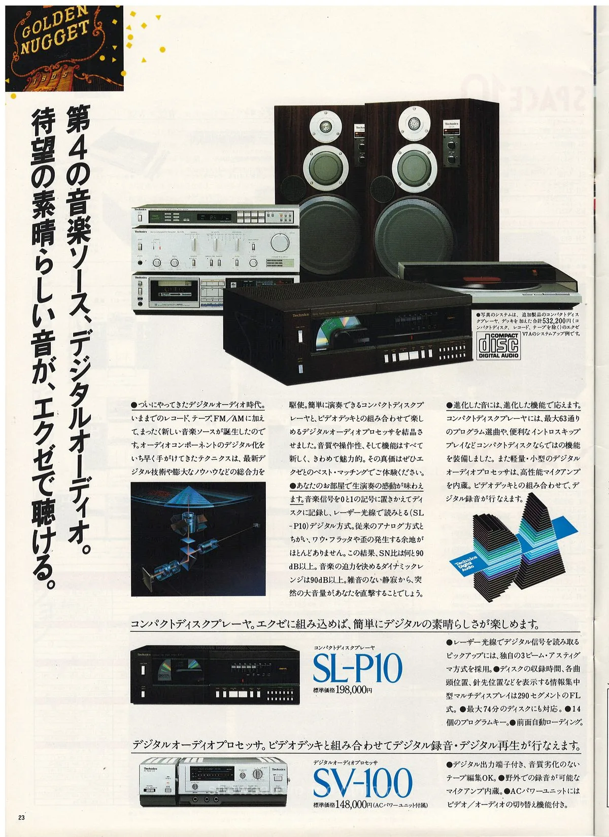 Technics Stereo Catalog, November 1982 - доп. 23