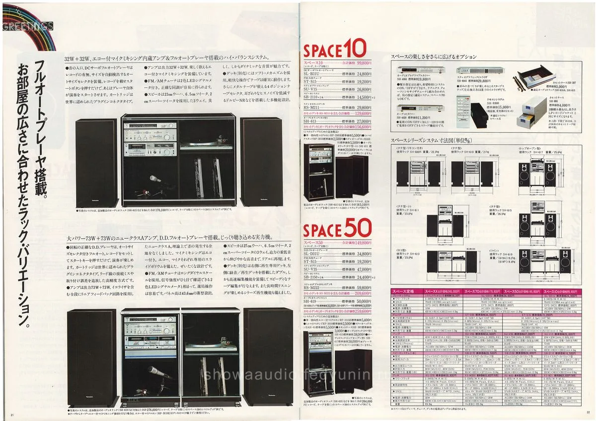 Technics Stereo Catalog, November 1982 - 12