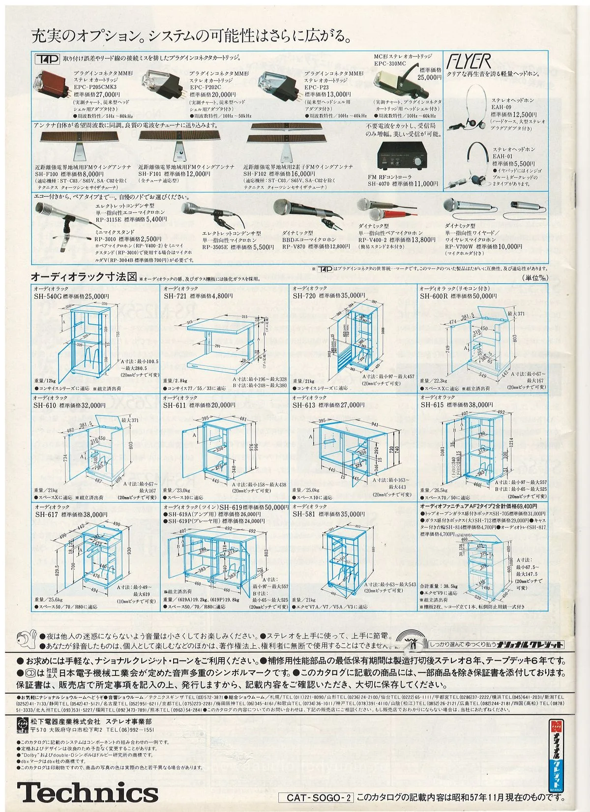 Technics Stereo Catalog, November 1982 - 15