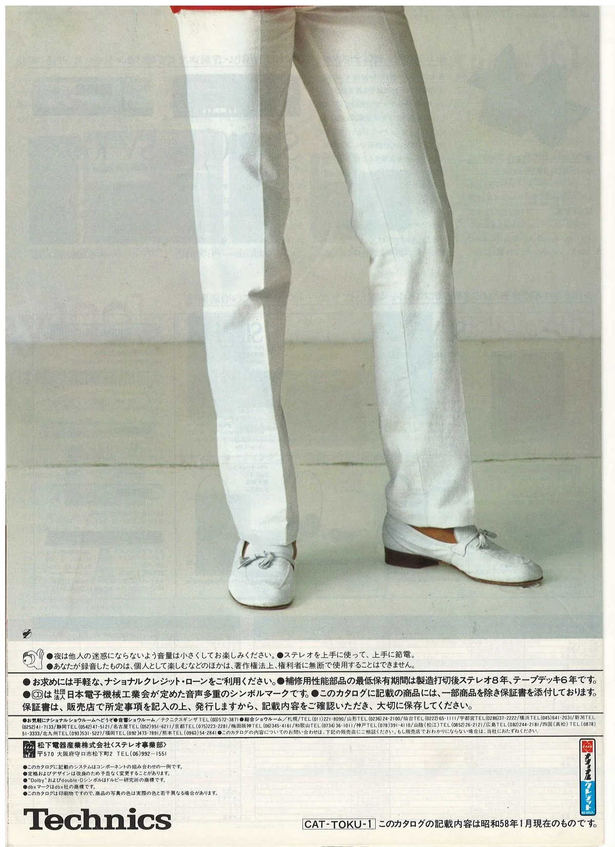 Technics Stereo Selection Catalog, January 1983 - extra 2