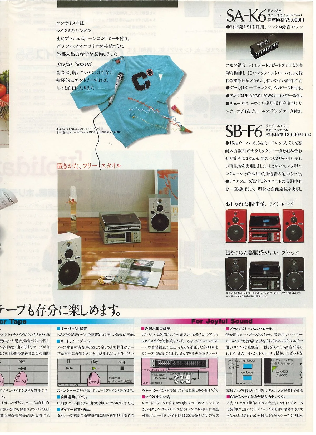 Technics Stereo Selection Catalog, January 1983 - extra 8