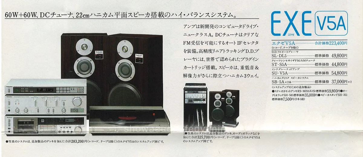 Technics Stereo Selection Catalog, January 1983 - extra 21