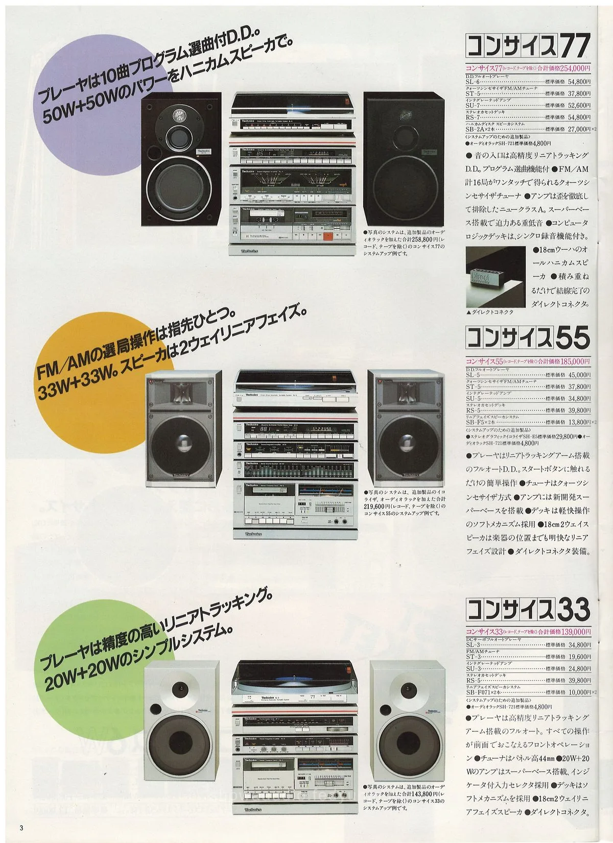 Technics Stereo Catalog, June 1983 - доп. 3