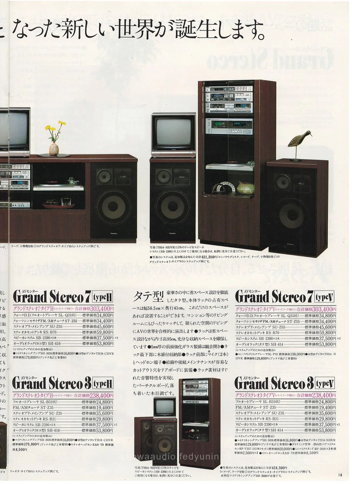 Technics Stereo Catalog, June 1983 - доп. 14