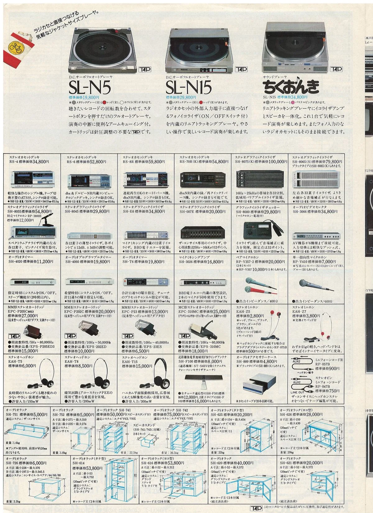 Technics Stereo Catalog, February 1984 - extra 15