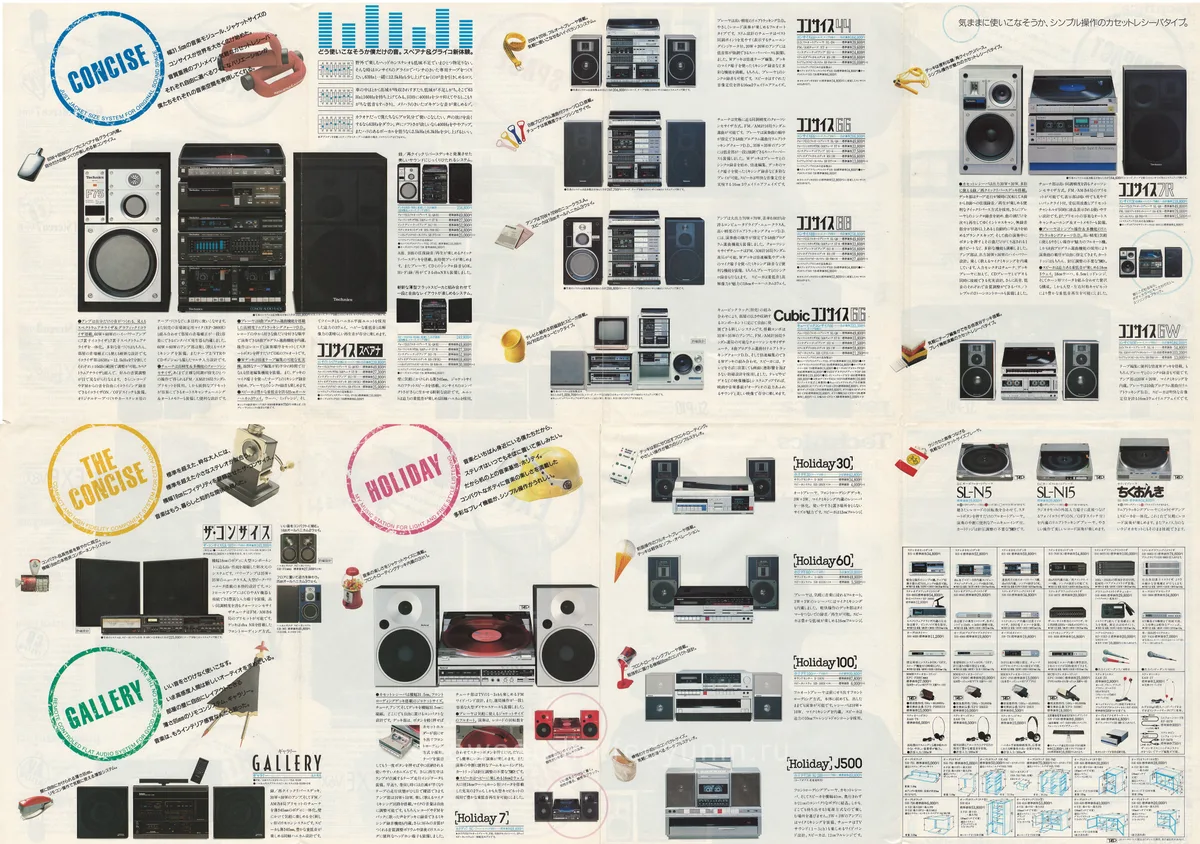 Technics Stereo Catalog, February 1984 - 3