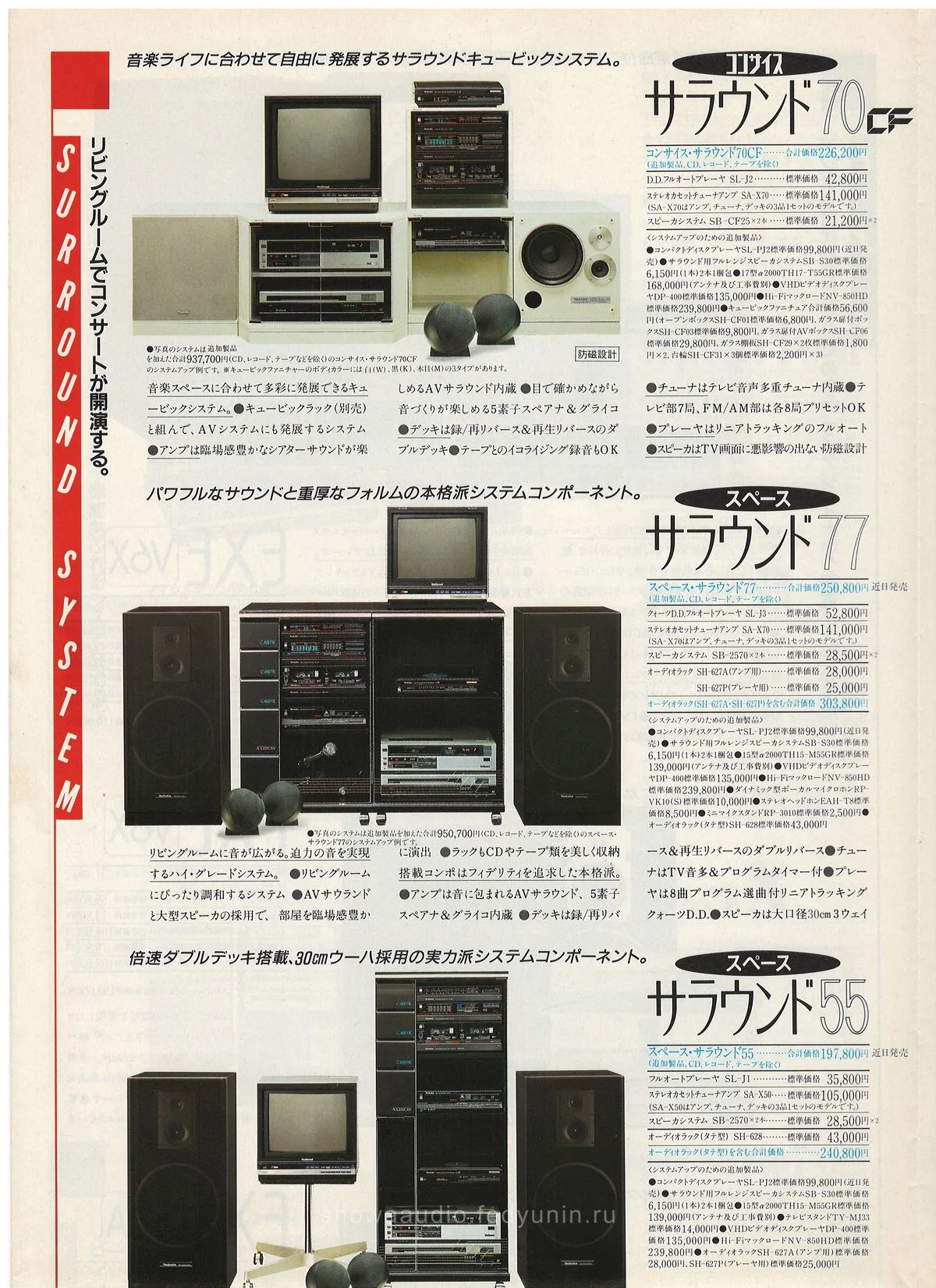 Technics Stereo Catalog, August 1984 - доп. 4