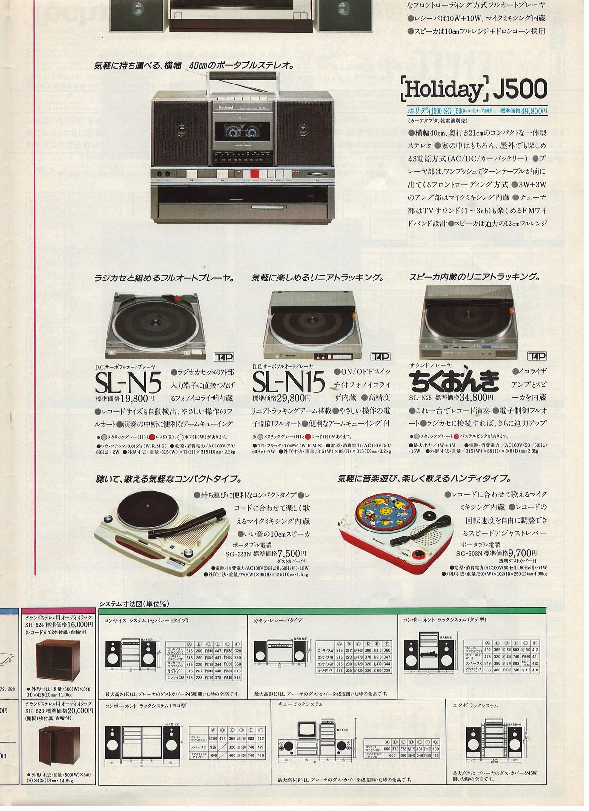 Technics Stereo Catalog, August 1984 - доп. 15