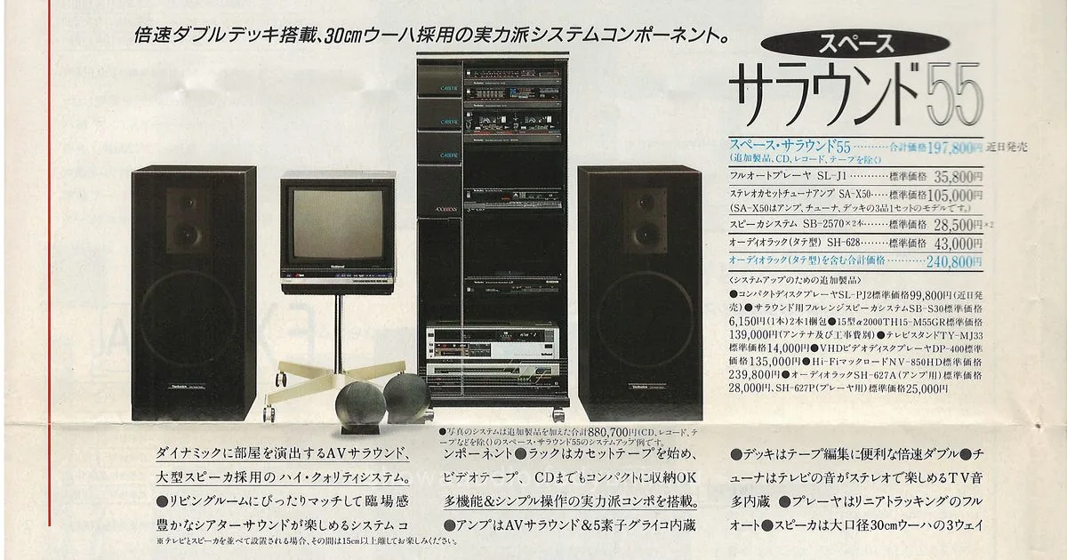 Technics Stereo Catalog, August 1984 - доп. 16