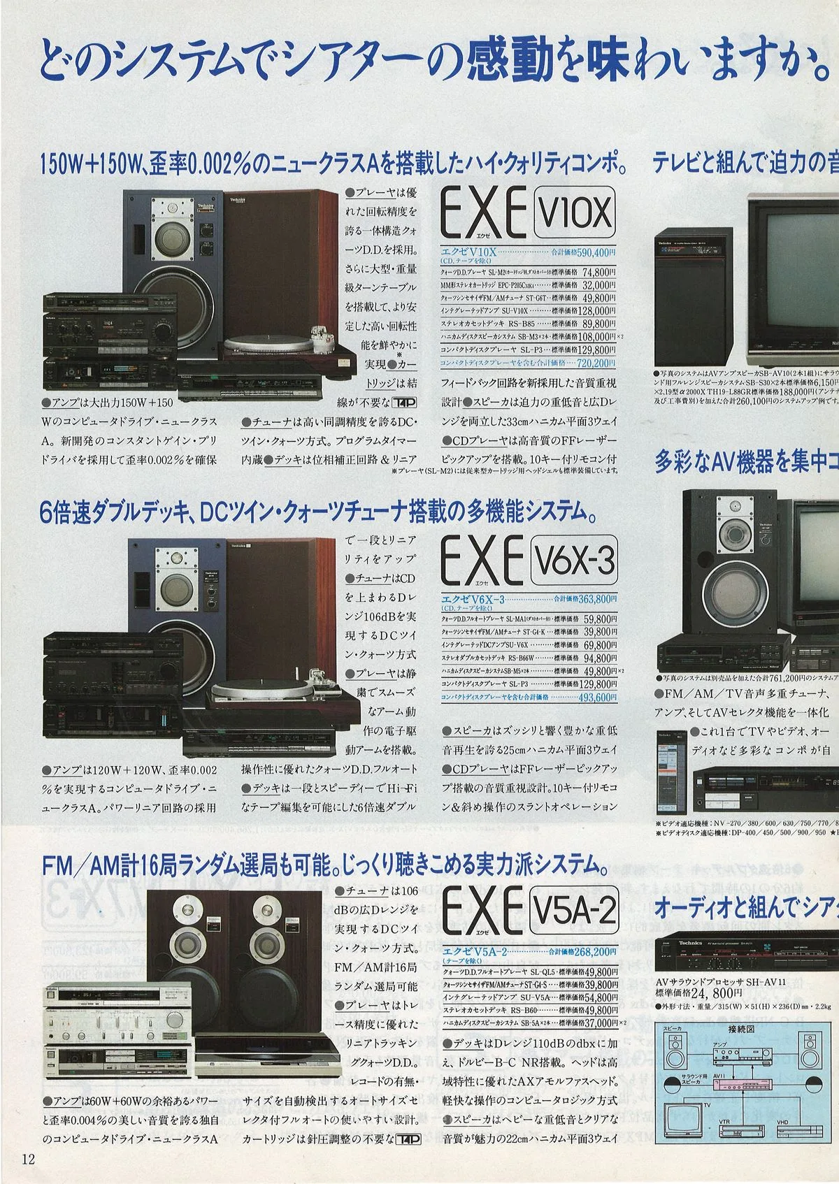 Technics Stereo Catalog 1985.05 — extra 11