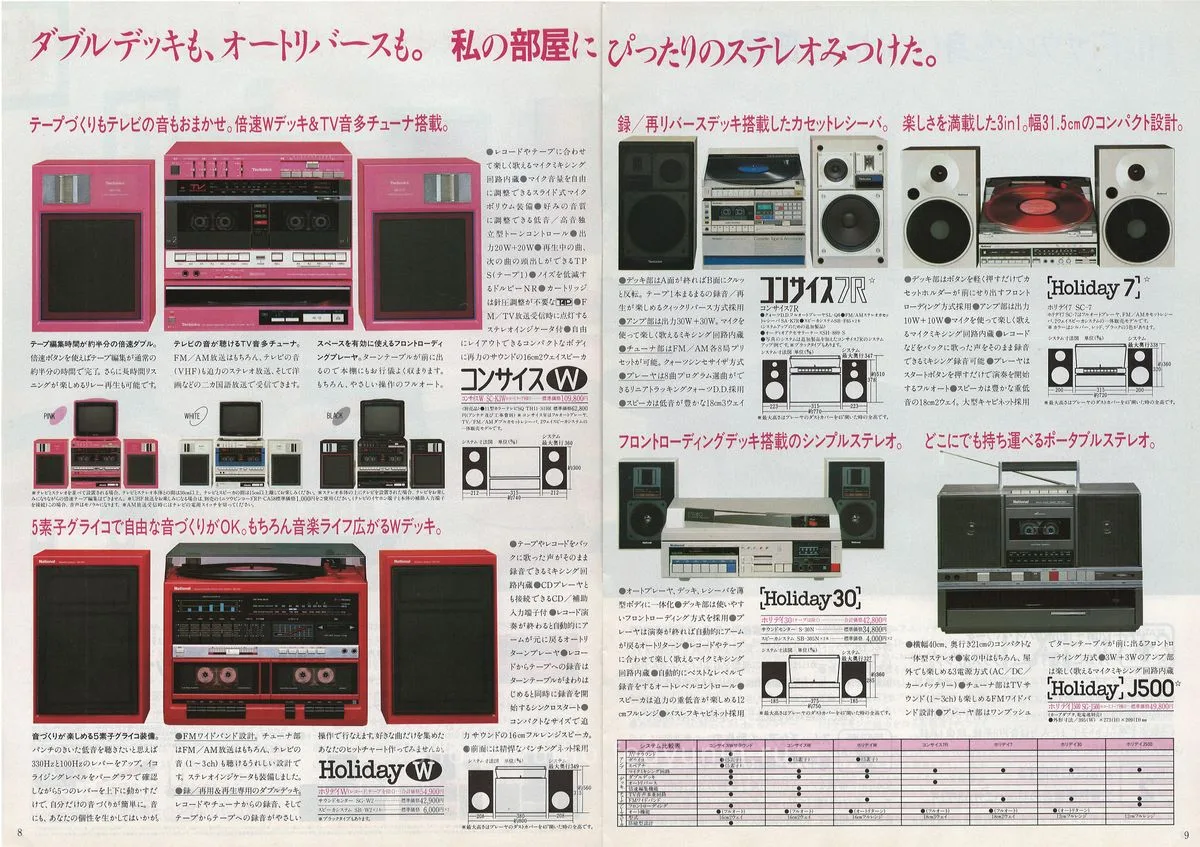 Technics Stereo Catalog 1985.05 — 5