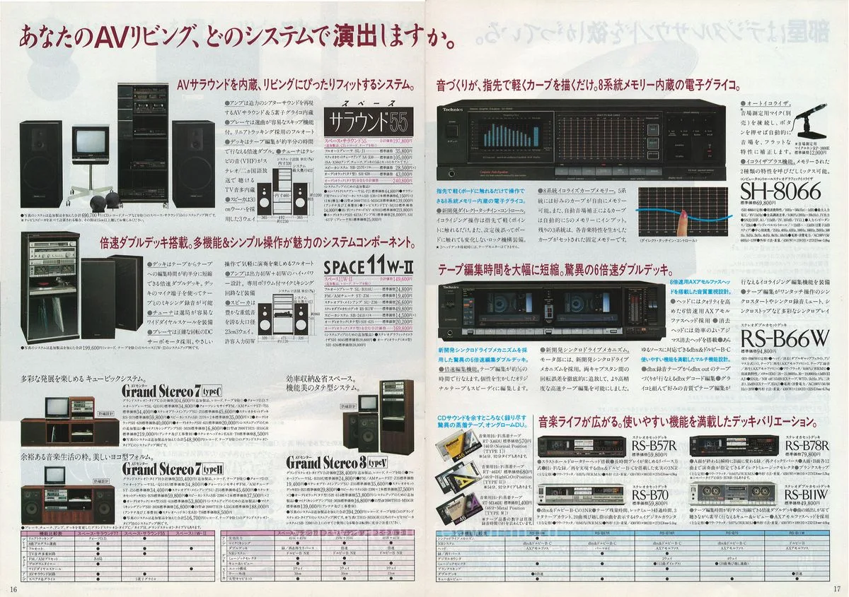 Technics Stereo Catalog 1985.05 — 9