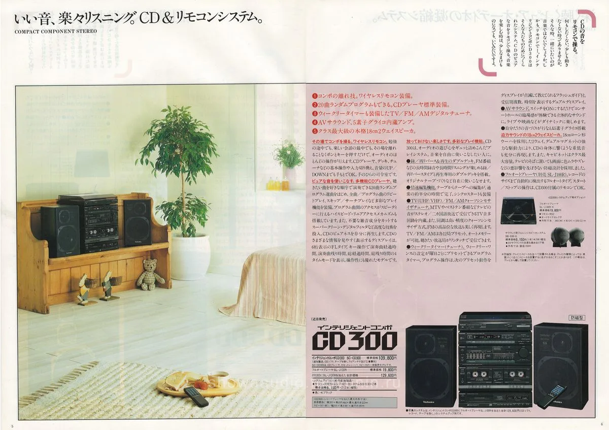 Technics Stereo Catalog January 1987 - 4