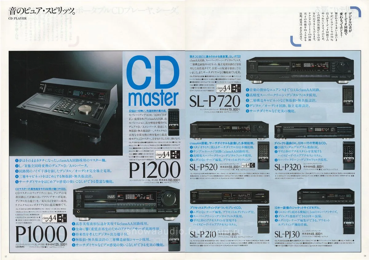 Technics Stereo Catalog January 1987 - 10