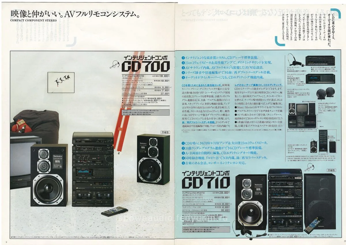 Technics Stereo Catalog March 1987 - 6