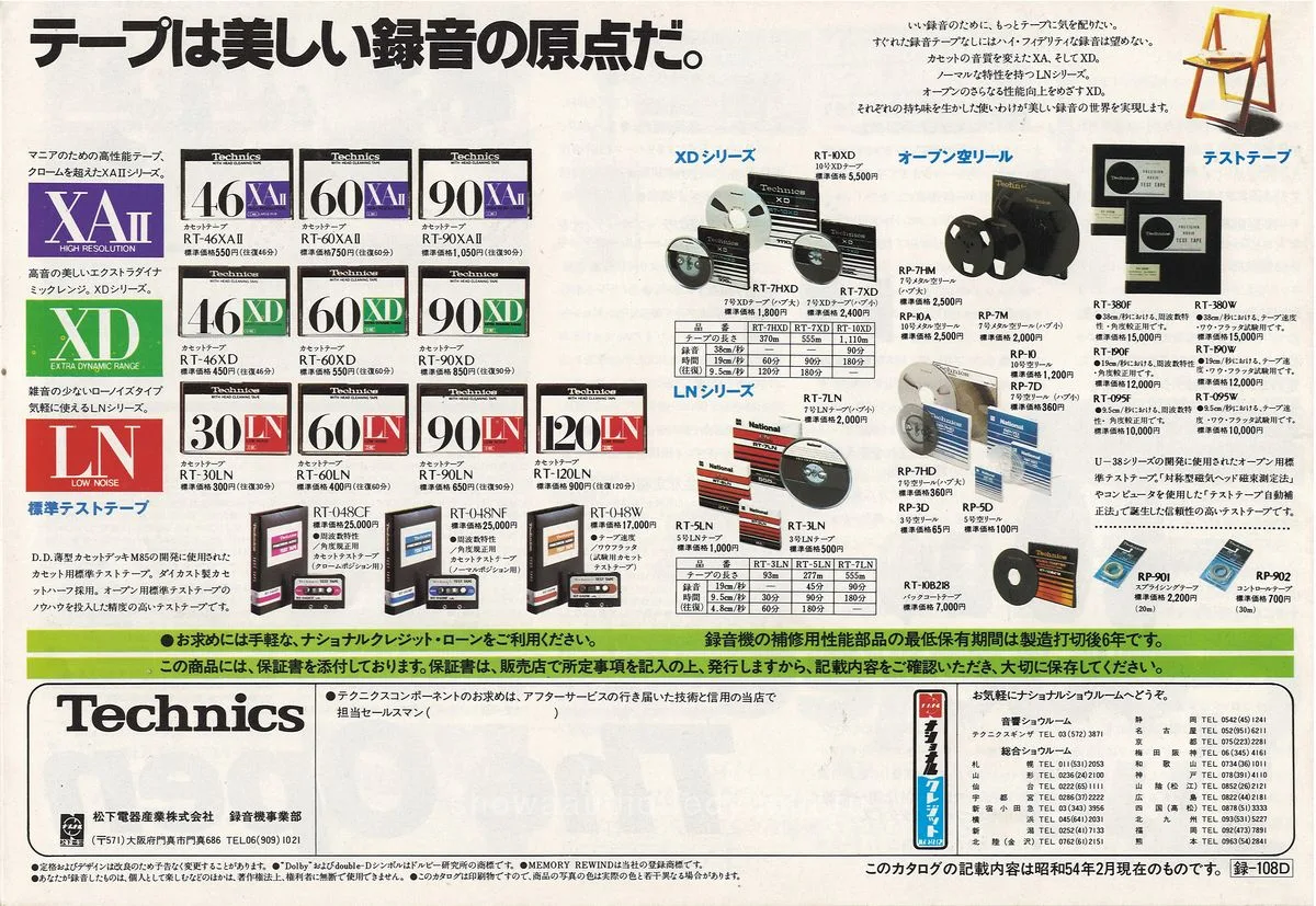 Technics Tape Deck & Accessory 1979 Vol.2 - 6
