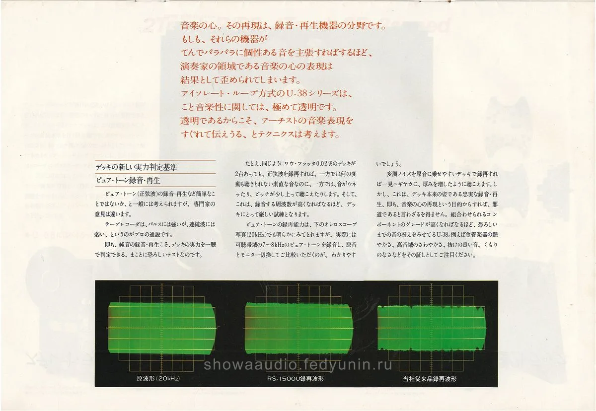 Technics U-38 Series, April 1977 - extra 2