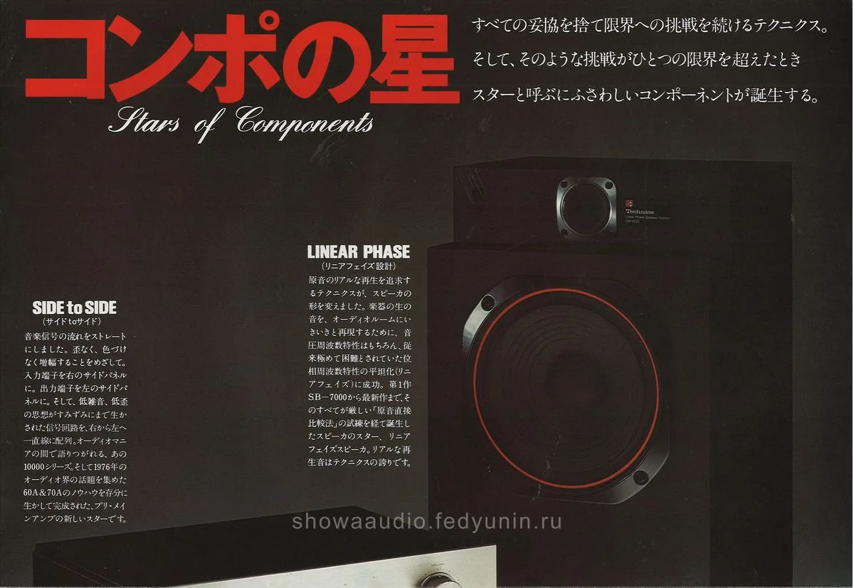 Technics V33, V55, V77. August 1976 - доп. 1