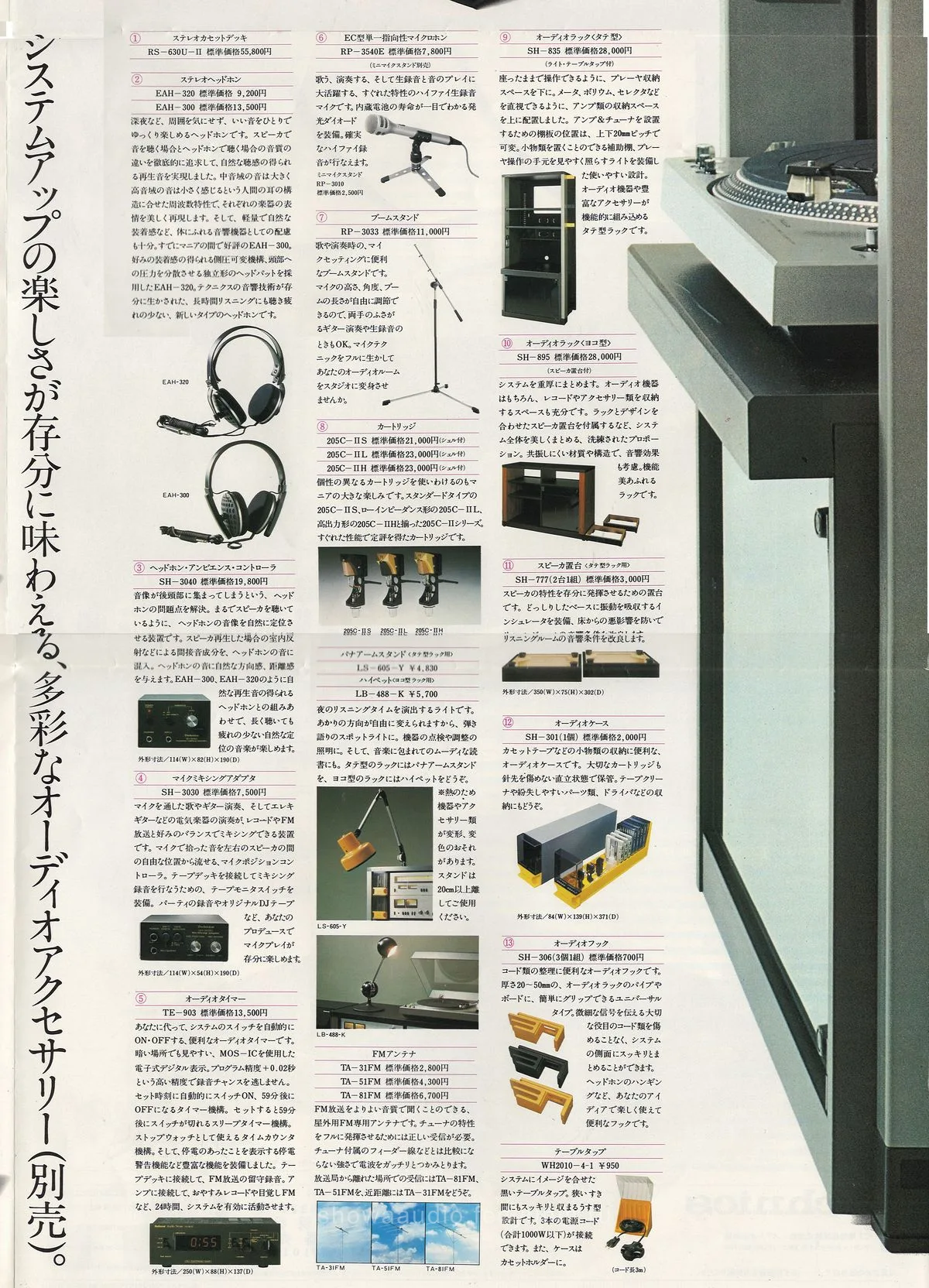 Technics V33, V55, V77. August 1976 - доп. 10