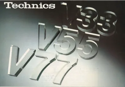 Technics V33, V55, V77. August 1976