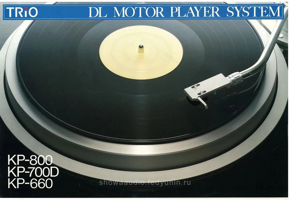 TRiO DL Motor Player System August 1983 - обложка