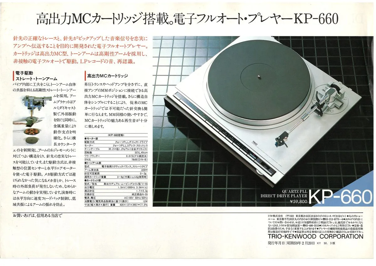 TRiO DL Motor Player System February 1984 - 6