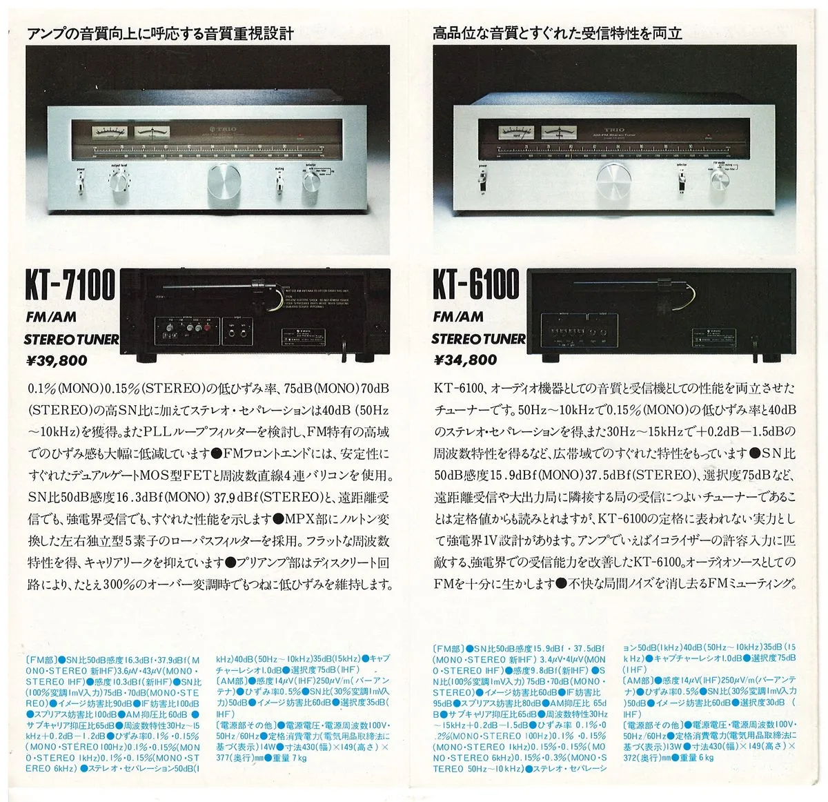 TRIO Tuner Catalogue — 5