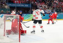 Маклин Селебрини открыл счёт на Олимпиаде-2026 Маклин Селебрини открыл счёт на Олимпиаде-2026