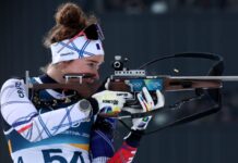 Французская женская биатлонная эстафета победила на Олимпиаде-2026 Французская женская биатлонная эстафета победила на Олимпиаде-2026