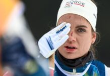 Кристине Ставос Шистад травмировала лицо на тренировке на Олимпиаде-2026 Кристине Ставос Шистад травмировала лицо на тренировке на Олимпиаде-2026