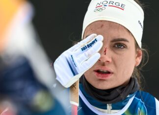 Кристине Ставос Шистад травмировала лицо на тренировке на Олимпиаде-2026 Кристине Ставос Шистад травмировала лицо на тренировке на Олимпиаде-2026