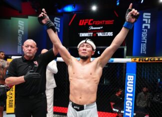 Мыктыбек Оролбай вошёл в топ-3 UFC по количеству тейкдаунов за один бой Мыктыбек Оролбай вошёл в топ-3 UFC по количеству тейкдаунов за один бой