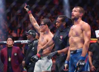Кайо Борральо победил Ренье де Риддера единогласным решением на UFC 326 Кайо Борральо победил Ренье де Риддера единогласным решением на UFC 326