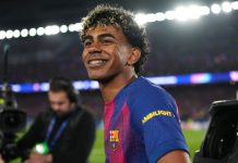 Ламин Ямаль побил рекорд Мбаппе по голам в Лиге чемпионов до 19 лет Ламин Ямаль побил рекорд Мбаппе по голам в Лиге чемпионов до 19 лет