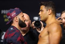 Азамат Мурзаканов уступил Пауло Косте и потерпел первое поражение в UFC 327 Азамат Мурзаканов уступил Пауло Косте и потерпел первое поражение в UFC 327