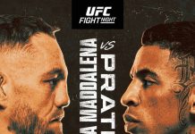 Опубликован официальный постер UFC Fight Night 275 с боем Делла Маддалена — Пратес Опубликован официальный постер UFC Fight Night 275 с боем Делла Маддалена — Пратес
