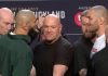 Чимаев и Стрикленд провели дуэль взглядов на UFC 328 Чимаев и Стрикленд провели дуэль взглядов на UFC 328