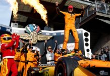 Лундгард выиграл гонку IndyCar в Индианаполисе Лундгард выиграл гонку IndyCar в Индианаполисе