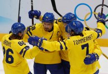 Швеция выиграла третий этап Евротура Швеция выиграла третий этап Евротура