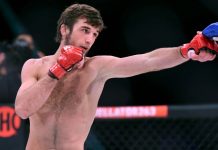 Магомедшарипов одержал победу удушающим приёмом в PFL Магомедшарипов одержал победу удушающим приёмом в PFL