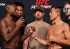 Участники главного боя UFC Fight Night 279 прошли взвешивание Участники главного боя UFC Fight Night 279 прошли взвешивание