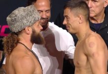 Физиев и Торрес провели дружелюбную битву взглядов перед UFC Baku Физиев и Торрес провели дружелюбную битву взглядов перед UFC Baku