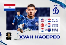 Защитник «Динамо» Касерес сыграет за Парагвай на чемпионате мира-2026 Защитник «Динамо» Касерес сыграет за Парагвай на чемпионате мира-2026