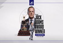 Джон Купер впервые выиграл Jack Adams Award Джон Купер впервые выиграл Jack Adams Award