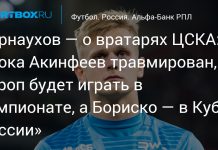 Корнаухов назвал роли вратарей ЦСКА Корнаухов назвал роли вратарей ЦСКА