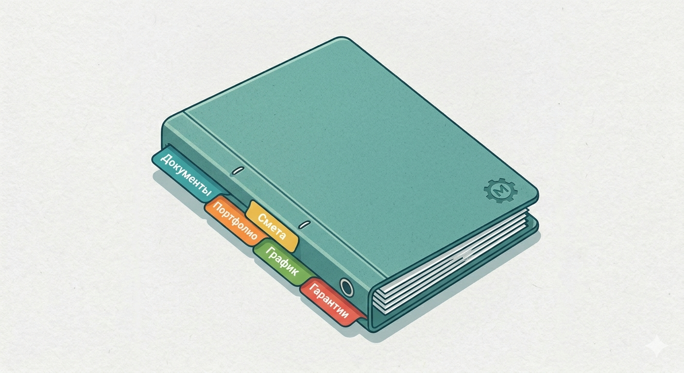 Схема папки тендерной заявки