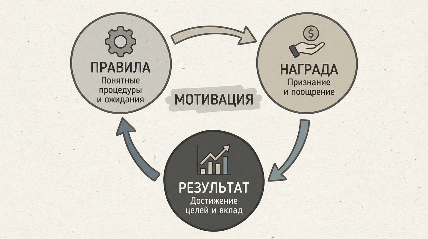 Система мотивации: связь правил, денег и признания